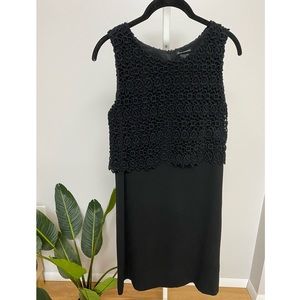 Club Monaco lace overlay a line dress